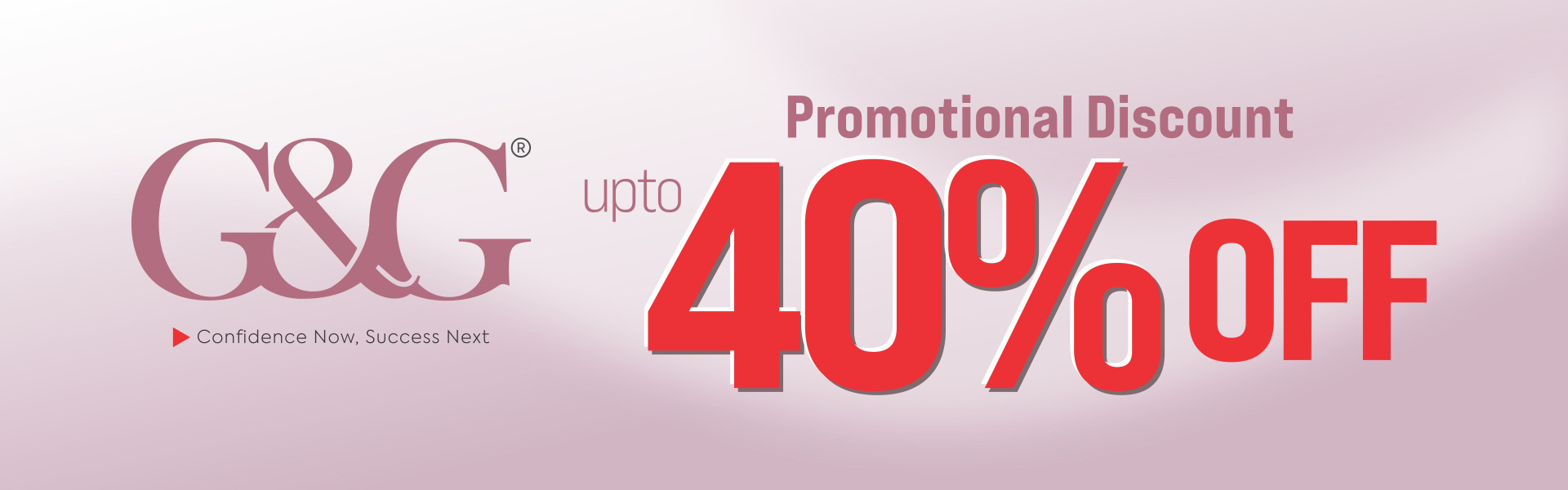 40% Off on all products